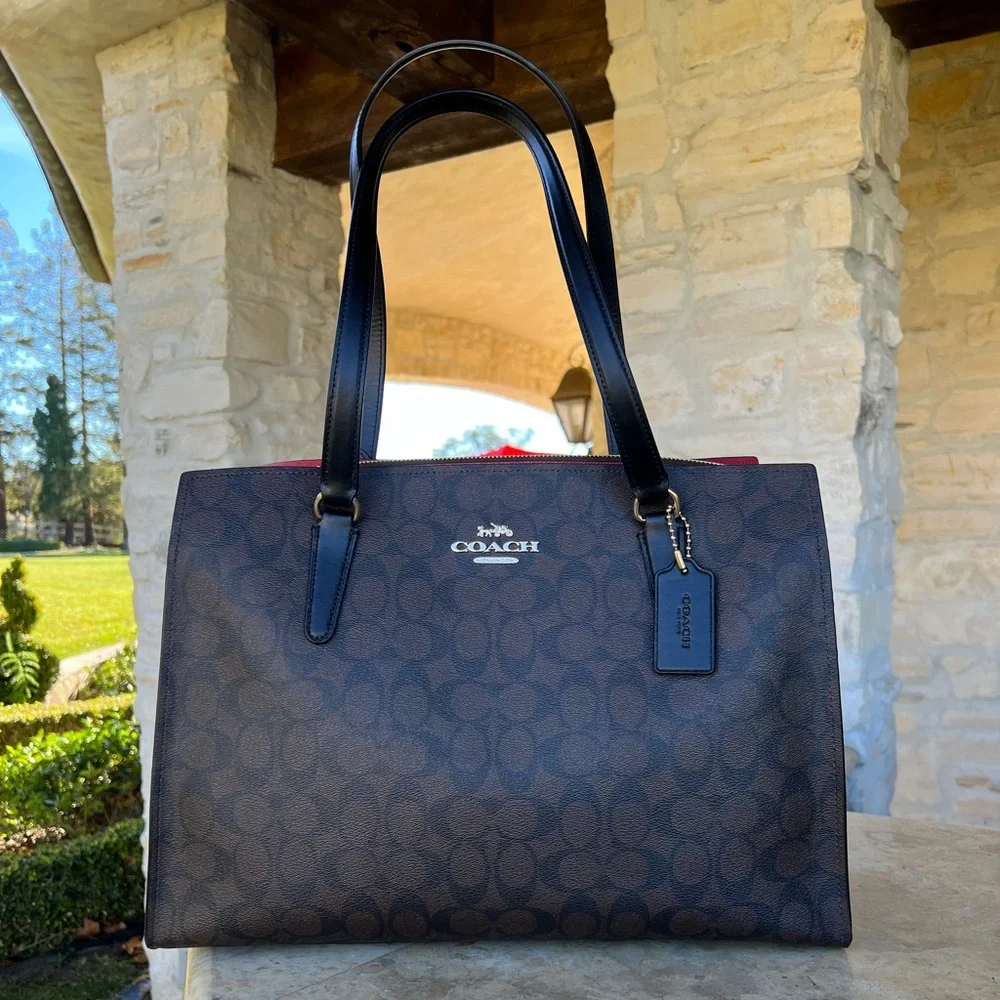Coach Tatum CarryAll signature 40 handbag - Picture 1 of 11
